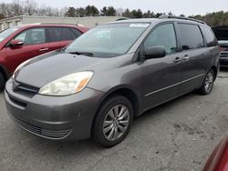 Salvage cars for sale at Exeter, RI auction: 2005 Toyota Sienna CE