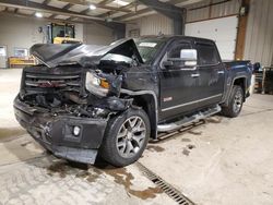 Salvage cars for sale at West Mifflin, PA auction: 2015 GMC Sierra K1500 SLT