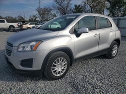 Salvage cars for sale at Riverview, FL auction: 2016 Chevrolet Trax LS