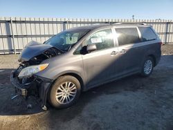 Salvage cars for sale at Fredericksburg, VA auction: 2017 Toyota Sienna XLE