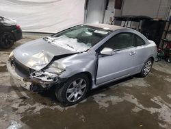 Salvage cars for sale at North Billerica, MA auction: 2010 Honda Civic LX