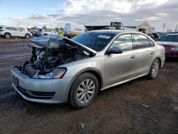 Salvage cars for sale from Copart Brighton, CO: 2012 Volkswagen Passat S