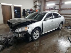 Salvage cars for sale at Pekin, IL auction: 2010 Chevrolet Impala LT