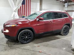 Salvage cars for sale at Leroy, NY auction: 2016 Jeep Cherokee Limited