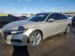 Salvage cars for sale at Littleton, CO auction: 2018 Honda Accord Touring