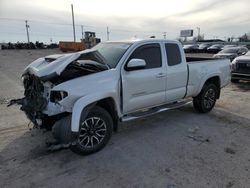 Salvage cars for sale at Oklahoma City, OK auction: 2021 Toyota Tacoma Access Cab