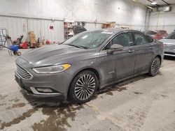 Ford Fusion Titanium hev salvage cars for sale: 2017 Ford Fusion Titanium HEV