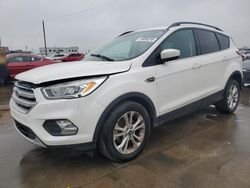 Salvage cars for sale at Grand Prairie, TX auction: 2019 Ford Escape SEL