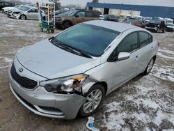 Salvage cars for sale at Woodhaven, MI auction: 2016 KIA Forte LX