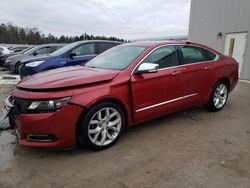 Salvage cars for sale at Franklin, WI auction: 2015 Chevrolet Impala LTZ