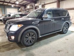 Carros salvage a la venta en subasta: 2017 Nissan Armada Platinum