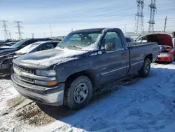 Salvage trucks for sale at Elgin, IL auction: 2002 Chevrolet Silverado C1500