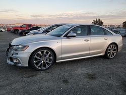 Audi a6 salvage cars for sale: 2015 Audi A6 Premium Plus