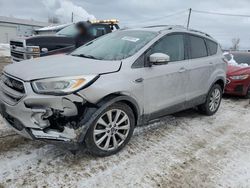 Ford salvage cars for sale: 2017 Ford Escape Titanium