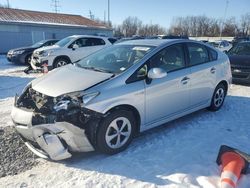 Salvage cars for sale from Copart Columbus, OH: 2014 Toyota Prius