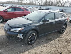 Salvage cars for sale at Franklin, WI auction: 2021 Subaru Crosstrek Limited