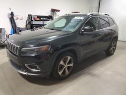 Vehiculos salvage en venta de Copart Assonet, MA: 2019 Jeep Cherokee Limited