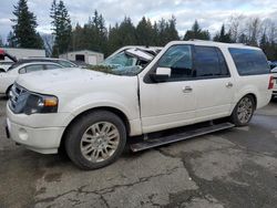 Salvage cars for sale from Copart Arlington, WA: 2012 Ford Expedition EL Limited