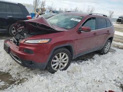 Jeep salvage cars for sale: 2015 Jeep Cherokee Limited