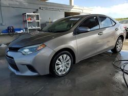 Salvage cars for sale at West Palm Beach, FL auction: 2014 Toyota Corolla L