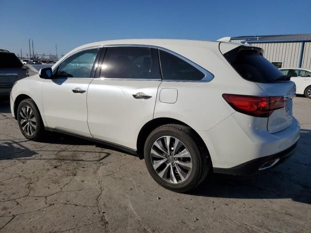 2016 Acura MDX Technology