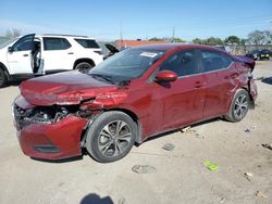 Nissan salvage cars for sale: 2021 Nissan Sentra SV