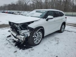 Salvage cars for sale from Copart Ellwood City, PA: 2023 Toyota Highlander L