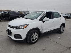 2017 Chevrolet Trax LS en venta en Grand Prairie, TX