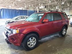 Salvage cars for sale at Woodhaven, MI auction: 2012 Ford Escape Limited