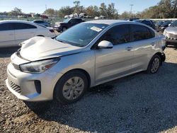 Salvage cars for sale at Riverview, FL auction: 2019 KIA Rio S