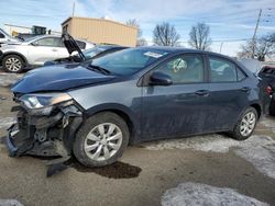 Salvage cars for sale from Copart Moraine, OH: 2015 Toyota Corolla L