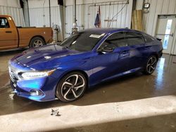 Salvage cars for sale at Franklin, WI auction: 2021 Honda Accord Sport