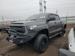 Salvage cars for sale at Elgin, IL auction: 2017 Toyota Tundra Crewmax SR5