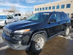 Vehiculos salvage en venta de Copart Littleton, CO: 2017 Jeep Cherokee Latitude