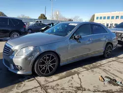 Salvage cars for sale at Littleton, CO auction: 2010 Mercedes-Benz E 350 4matic