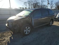 Salvage cars for sale at Gastonia, NC auction: 2012 Toyota Sienna LE