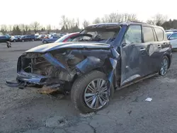 Salvage cars for sale at Portland, OR auction: 2024 Infiniti QX80 Luxe