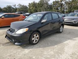 Toyota Matrix salvage cars for sale: 2004 Toyota Corolla Matrix XR