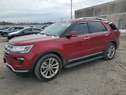 Ford Explorer salvage cars for sale: 2018 Ford Explorer Limited