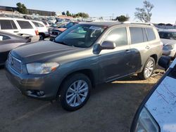 Toyota Highlander Vehiculos salvage en venta: 2009 Toyota Highlander Hybrid Limited