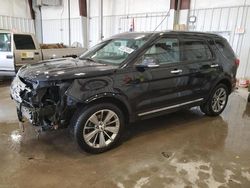 Ford Explorer Limited salvage cars for sale: 2018 Ford Explorer Limited