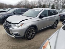 Salvage cars for sale at North Billerica, MA auction: 2018 Mitsubishi Outlander SE