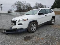 Jeep salvage cars for sale: 2015 Jeep Cherokee Sport