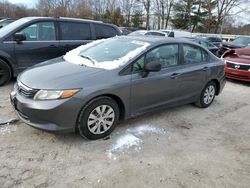 Honda salvage cars for sale: 2012 Honda Civic LX