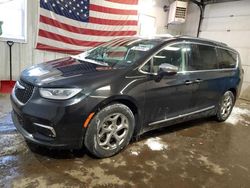 Salvage cars for sale from Copart Lyman, ME: 2022 Chrysler Pacifica Limited