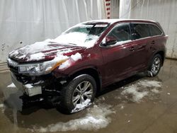 Salvage cars for sale from Copart Central Square, NY: 2016 Toyota Highlander LE