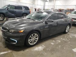 Salvage cars for sale at Wayland, MI auction: 2016 Chevrolet Malibu LT