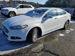 Salvage cars for sale at Exeter, RI auction: 2014 Ford Fusion Titanium