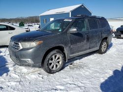 Salvage cars for sale from Copart Assonet, MA: 2011 Toyota Highlander Base