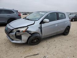 Salvage cars for sale at San Antonio, TX auction: 2021 Mitsubishi Mirage ES